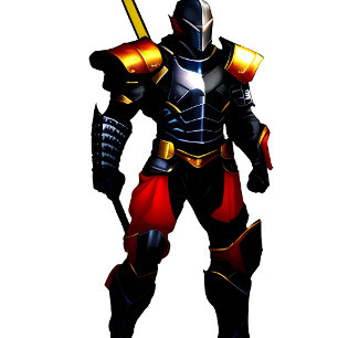 Cobertor Warrior Knight Throw Blanket