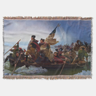 Cobertor Washington cruzando o Delaware por Emanuel Leutze