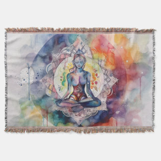 Cobertor Watercolor Chakra