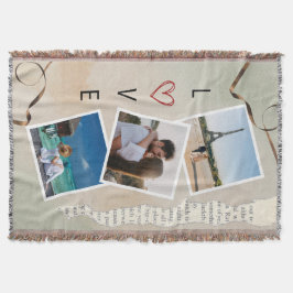 Cobertor Watercolor Scrapbook Love Photo Design