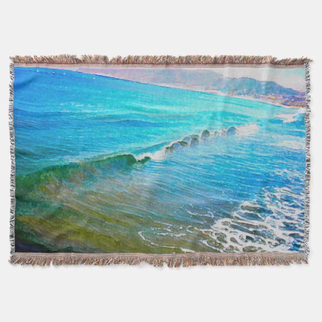 Cobertor Watercolor Waves  (Frente)