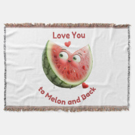 Cobertor Watermelon Love: Sweet & Juicy Heart