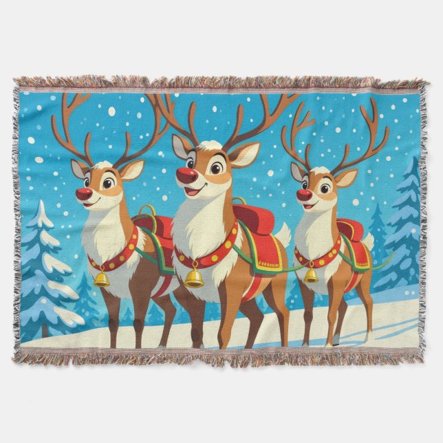 Cobertor „Weihnachtliche Harmonie“ (Frente)