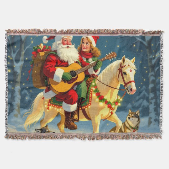 Cobertor „Weihnachtliche Harmonie“ (Frente)