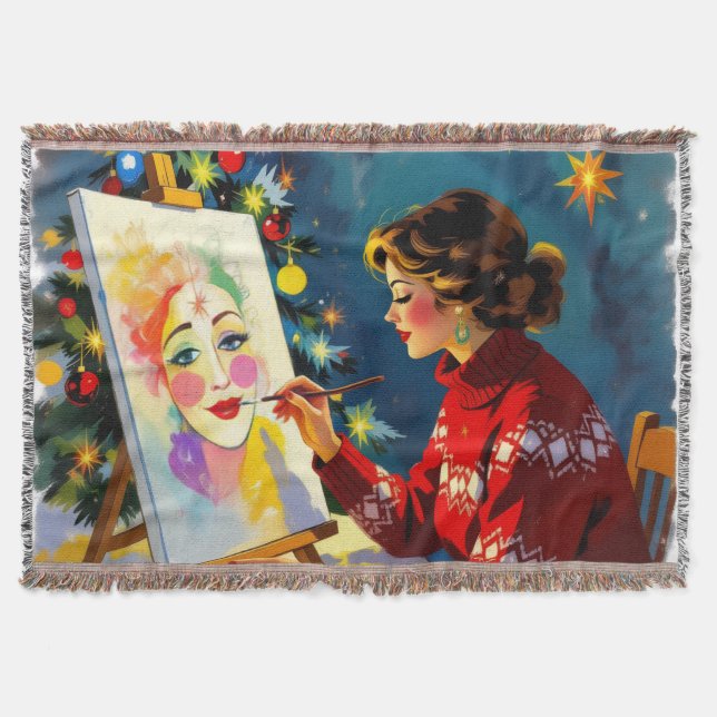 Cobertor „Weihnachtliche Harmonie“ (Frente)