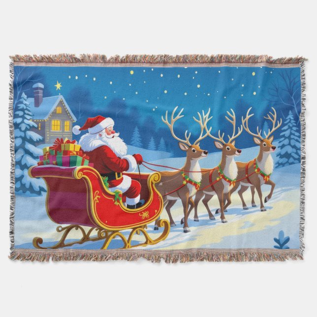 Cobertor „Weihnachtliche Harmonie“ (Frente)