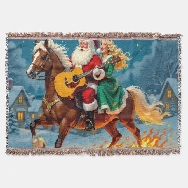 Cobertor „Weihnachtliche Harmonie“ (Frente)