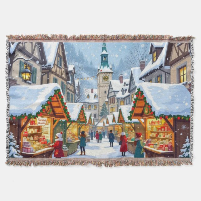 Cobertor „Weihnachtliche Harmonie“ (Frente)