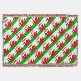 Cobertor Welsh Flag Cymru
