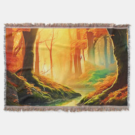 Cobertor Whisper do Ouro de outono