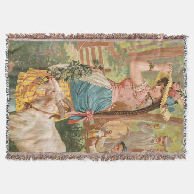 Cobertor White Bock (1889) por Henry Jerome Schile (Frente)