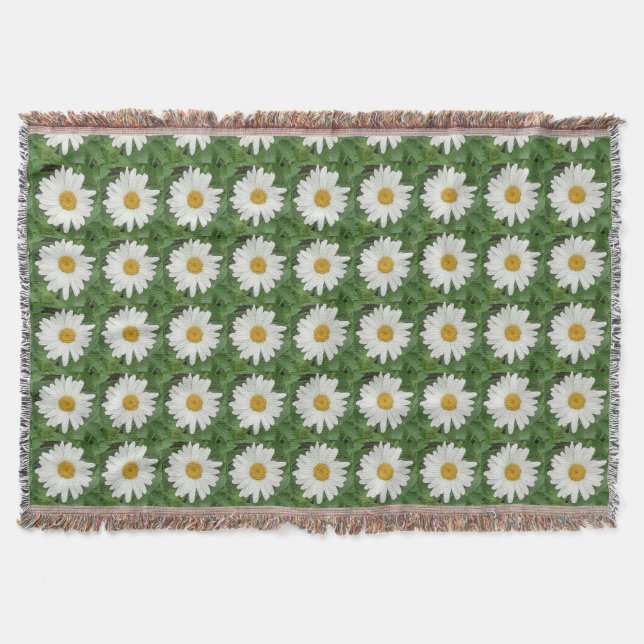 Cobertor White Daisy Round (Frente)