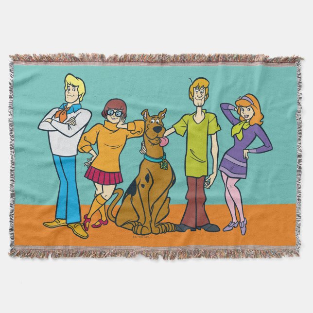 Cobertor Whole Gang 14 Mystery Inc (Frente)