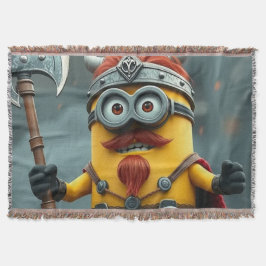 Cobertor „Wikinger-Minion auf Eroberungskurs“