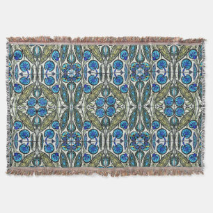 Cobertor William De Morgan Victorian Textiles