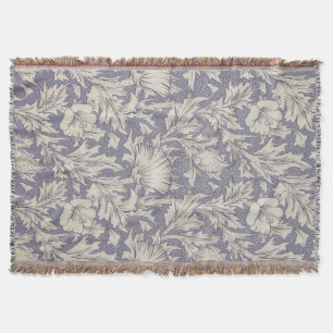 Cobertor William Morris Horn Poppy Classic Floral
