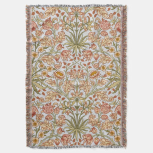 Cobertor William Morris Hyacinth Arte Botânica Floral
