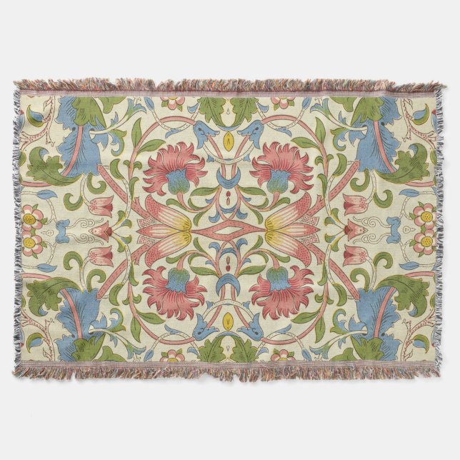 Cobertor William Morris Loddon Blossom Padrões Florais (Frente)