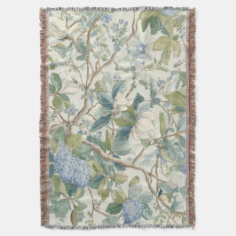 Cobertor Willow Little Magnolia Wallpaper Floral Coastal