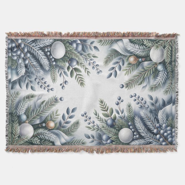 Cobertor Winter Wreath Christmas (Frente)