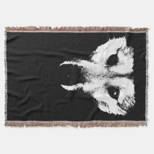 Cobertor Wolf Pup Blanket Rouco Wolf Pup Throw