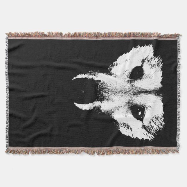 Cobertor Wolf Pup Blanket Rouco Wolf Pup Throw (Frente)
