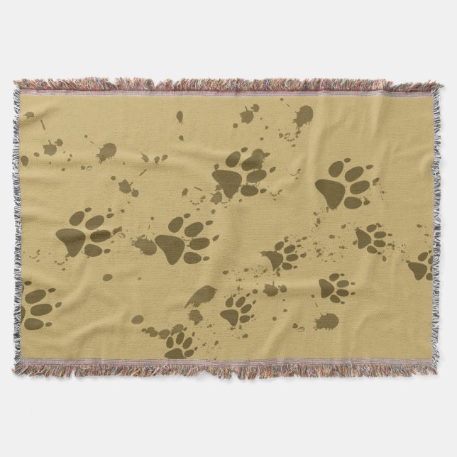Cobertor Wolf Tracks (Frente)