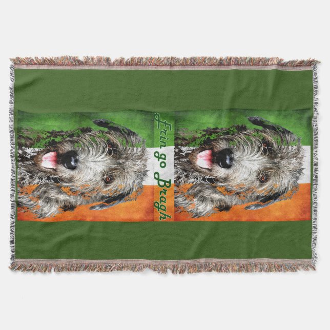 Cobertor Wolfhound Irish Throw Blanket (Frente)