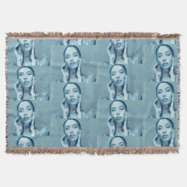 Cobertor "Woman in Blue" Premium Canvas