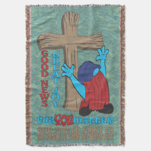 Cobertor Wood Cross Porque Você Importa Gospel T-Shirt