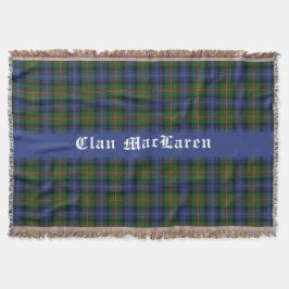 Cobertor Xadrez Clan MacLaren Tartan Personalizável