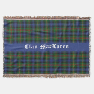 Cobertor Xadrez Clan MacLaren Tartan Personalizável