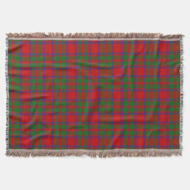 Cobertor Xadrez do Scottish Clan MacIntosh Tartan (Frente)