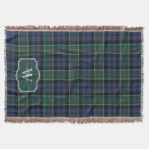 Cobertor Xadrez Escocês Antigo Clã Colquhoun Tartan