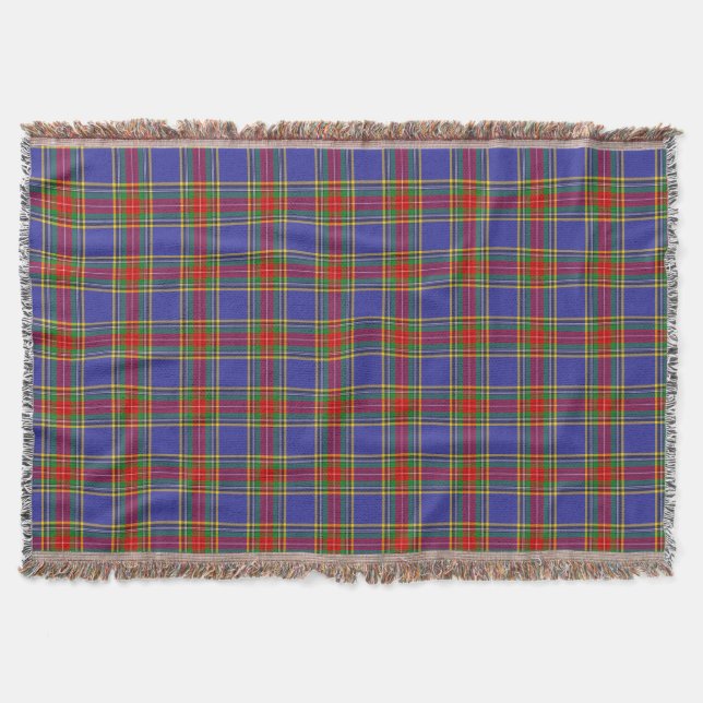 Cobertor Xadrez Escocês Padrão Tartan MacBeth (Frente)