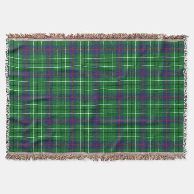 Cobertor Xadrez Escocesa Clan Duncan Tartan (Frente)