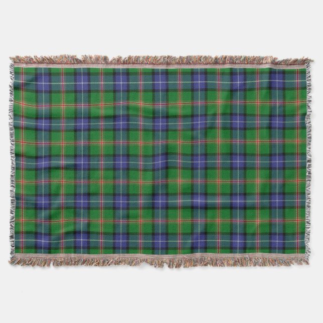 Cobertor Xadrez escocesa Clan Jones Tartan (Frente)