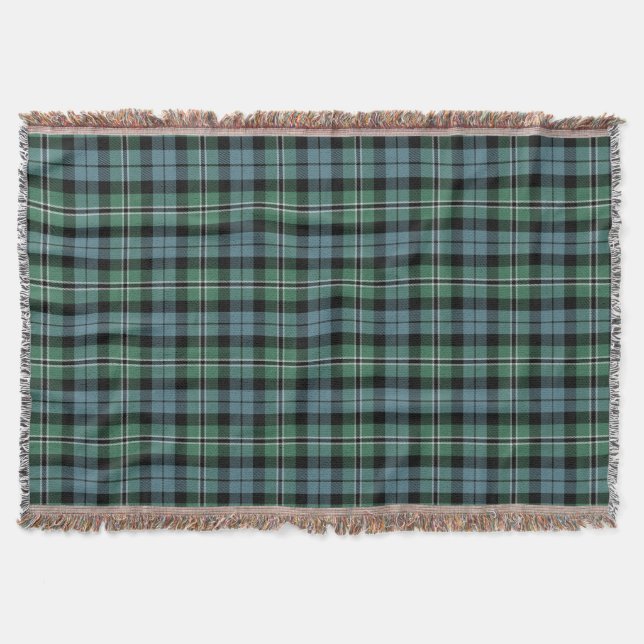 Cobertor Xadrez escocesa Clan Melville Tartan (Frente)