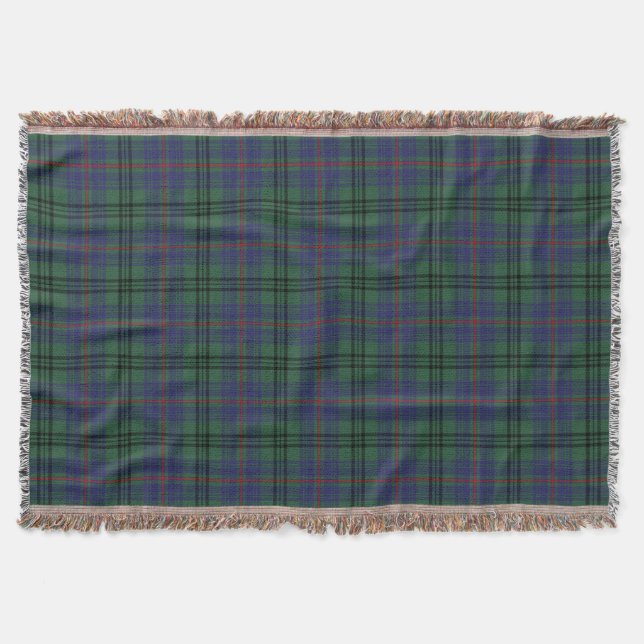 Cobertor Xadrez escocesa Clan Walker Tartan (Frente)