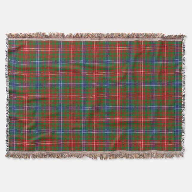 Cobertor Xadrez Escocesa Clan Wilson Tartan (Frente)