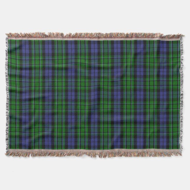 Cobertor Xadrez Escocesa de Clan MacCallum Tartan (Frente)