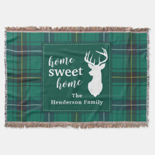 Cobertor Xadrez personalizada Tartan Clan Henderson