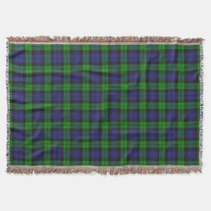 Cobertor Xadrez Tartan da Clan Campbell Black Watch