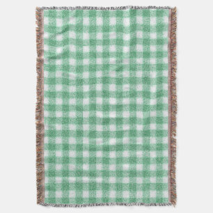 Cobertor Xadrez Verde Menta Infantil