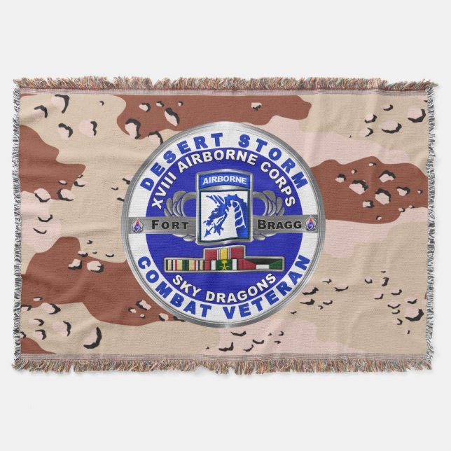 Cobertor XVIII Tempestade no Deserto do Corpo de Voo (Frente)