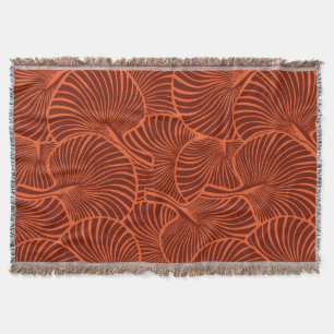 Cobertor Zebra Fan Palm Hawaiian Tropical Brick