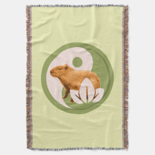 Cobertor Zen Capybara Yin Yang