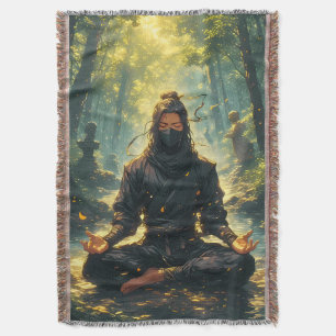 Cobertor Zen do Guerreiro da Sombra