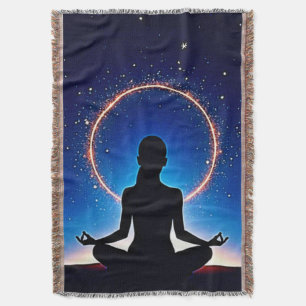 Cobertor Zen Sob as Estrelas: Meditação Cósmica
