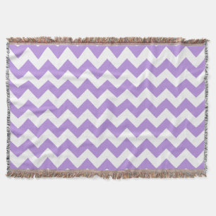 Cobertor Zigzag Roxo, Chevron Roxo, Padrão Geométrico